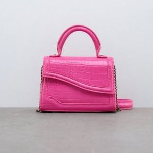 Zara pink crossbody mini bag barbie